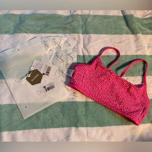 NWT sz S Miami Vice / Miami bossy print reversible sports bra